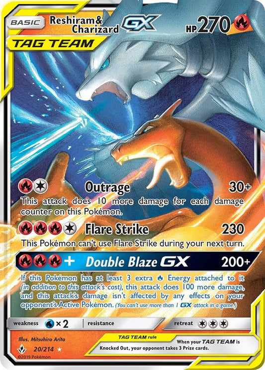 Reshiram & Charizard GX [20/214] - SM - Unbroken Bonds