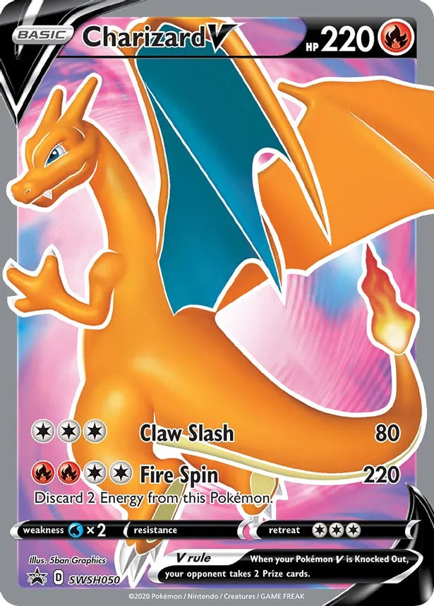 Charizard V [SWSH050] SWSH: Sword & Shield Promo Cards