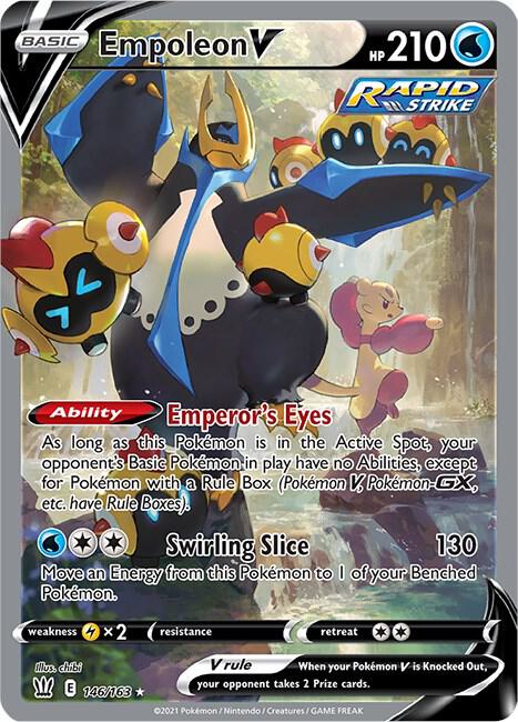 Empoleon V [146/163](Alternate Full Art) - SWSH05: Battle Styles