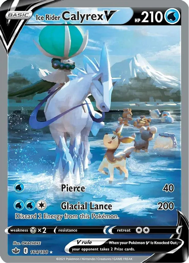 Ice Rider Calyrex V [164/198](Alternate Art) SWSH06: Chilling Reign