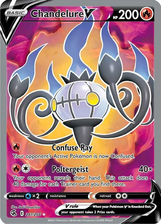 Chandelure V (Full Art)[247/264] - SWSH08: Fusion Strike