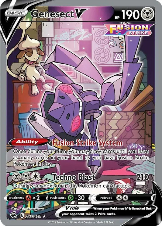 Genesect V [255/264](Alternate Art) SWSH08: Fusion Strike