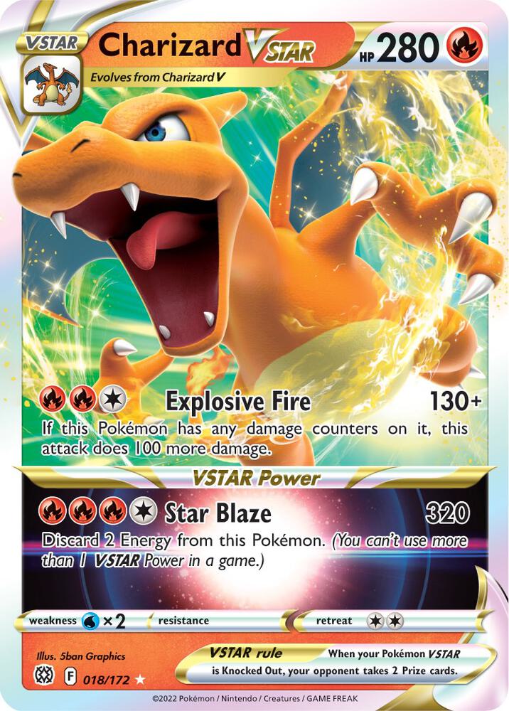 Charizard VSTAR [018/172 ] - SWSH09: Brilliant Stars