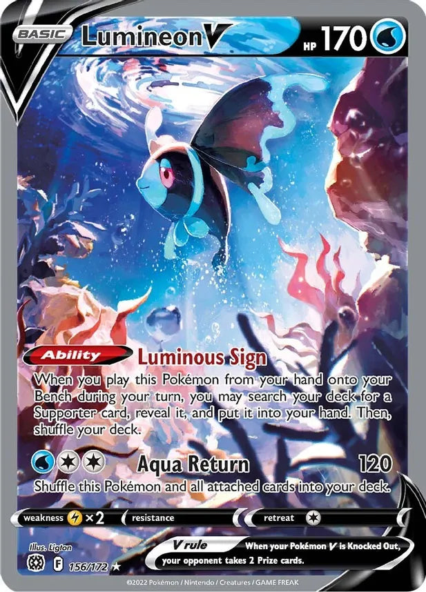 Lumineon V [156/172](Alternate Art) SWSH09: Brilliant Stars