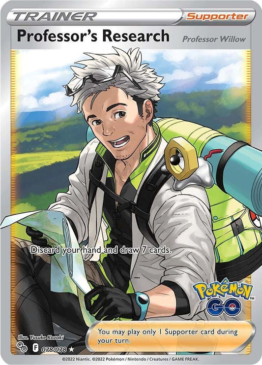 Professor's Research [078/07](Full Art)  - Pokemon GO