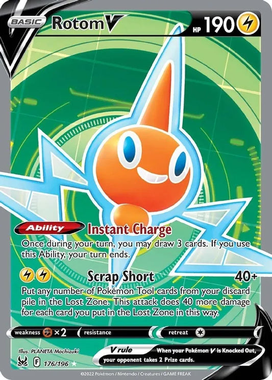 Rotom V (Full Art)[176/196] - SWSH11: Lost Origin