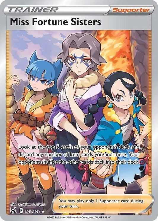 Miss Fortune Sisters [194/196](Full Art) SWSH11: Lost Origin