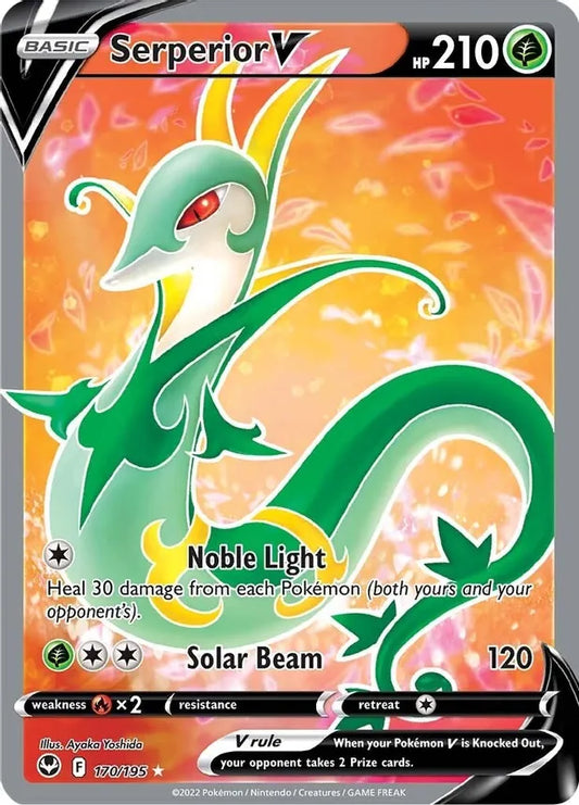 Serperior V [170/195](Full Art) SWSH12: Silver Tempest