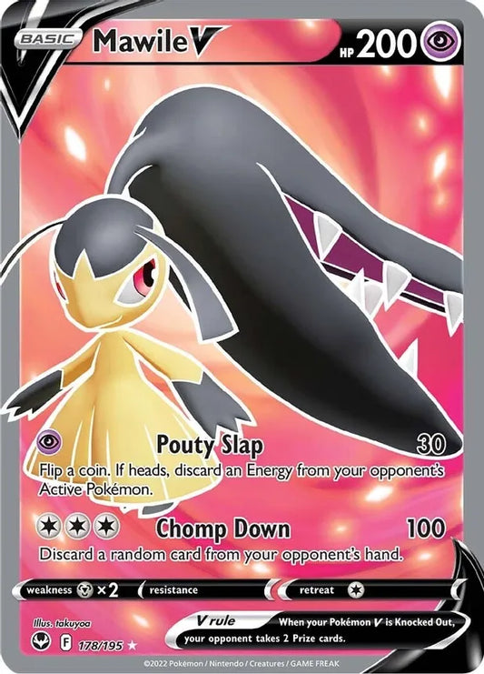 Mawile V [178/195](Full Art) SWSH12: Silver Tempest