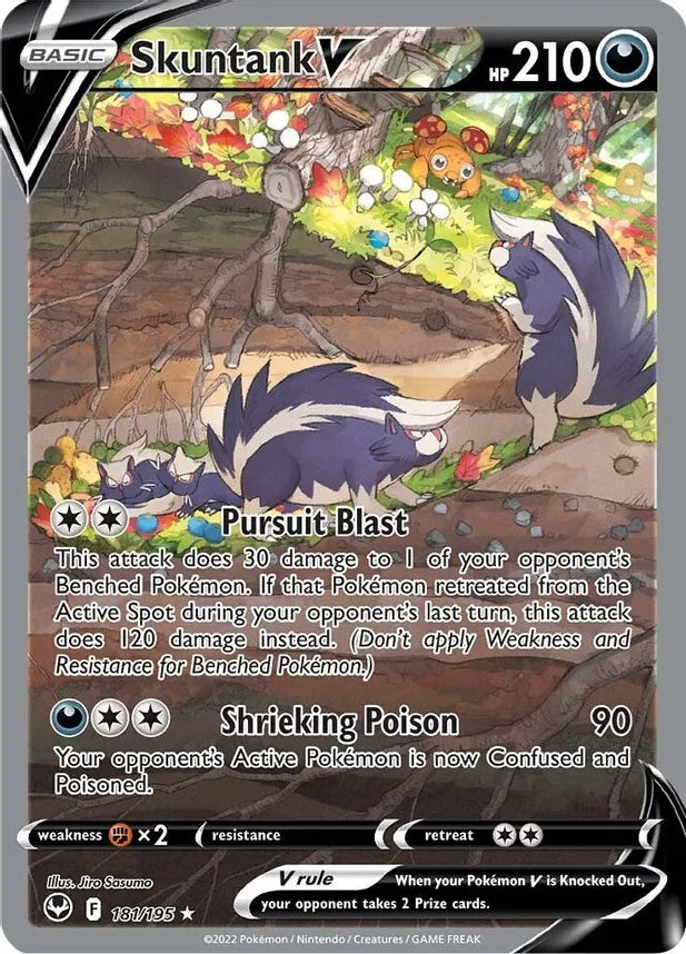 Skuntank V [181/195](Alternate Art) SWSH12: Silver Tempest