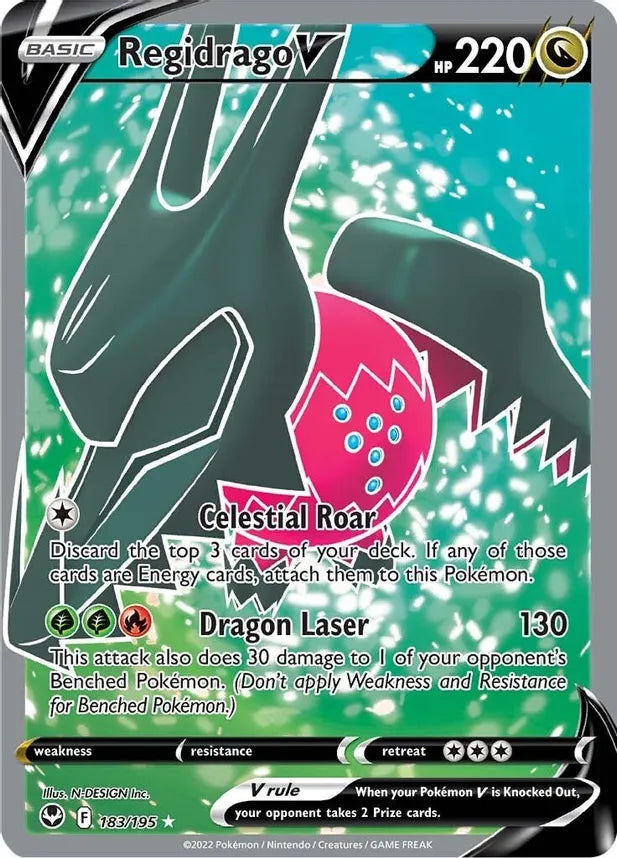 Regidrago V [183/195 ](Full Art) SWSH12: Silver Tempest