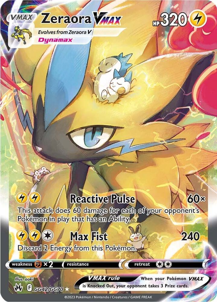 Zeraora VMAX [GG42/GG70] - Crown Zenith: Galarian Gallery