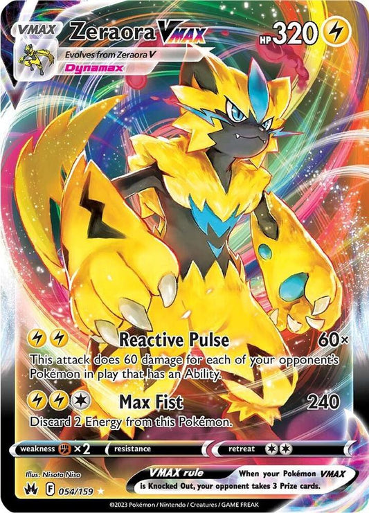 Zeraora VMAX [054/159 ] - Crown Zenith