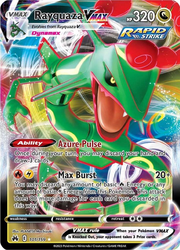 Rayquaza VMAX [101/159]  - Crown Zenith