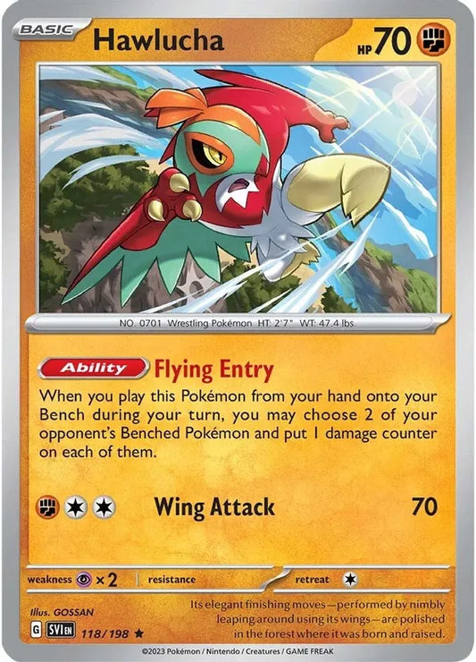 Hawlucha [118/198 ] SV01: Scarlet & Violet Base Set