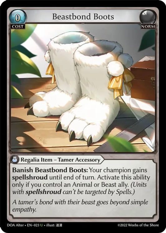 Beastbond Boots [UC] - Dawn of Ashes Alter Edition