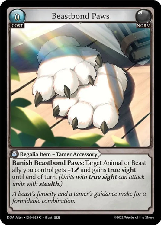 Beastbond Paws [C] - Dawn of Ashes Alter Edition