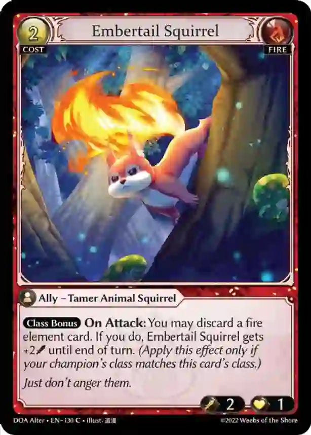 Embertail Squirrel [C] - Dawn of Ashes Alter Edition