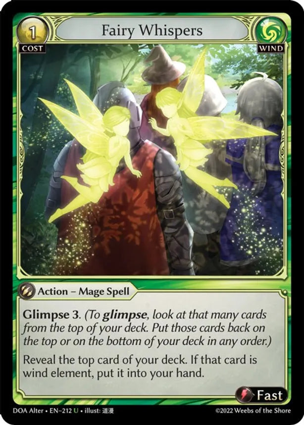 Fairy Whispers[UC] - Dawn of Ashes Alter Edition