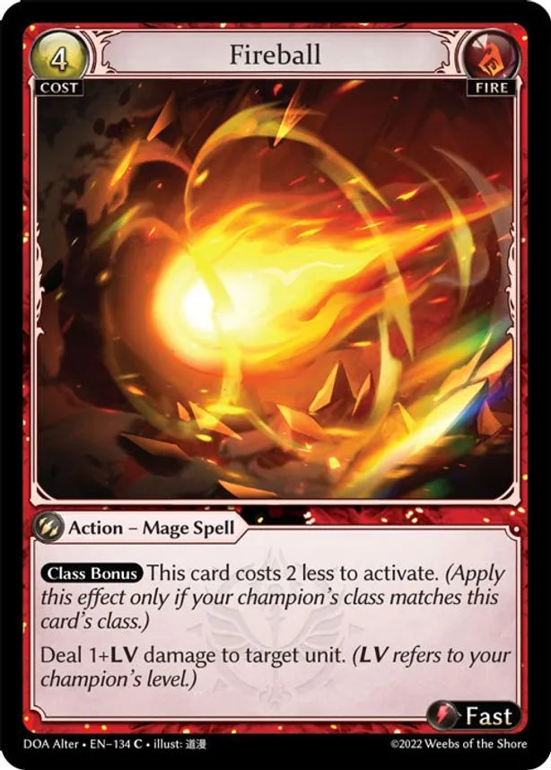 Fireball [C] - Dawn of Ashes Alter Edition