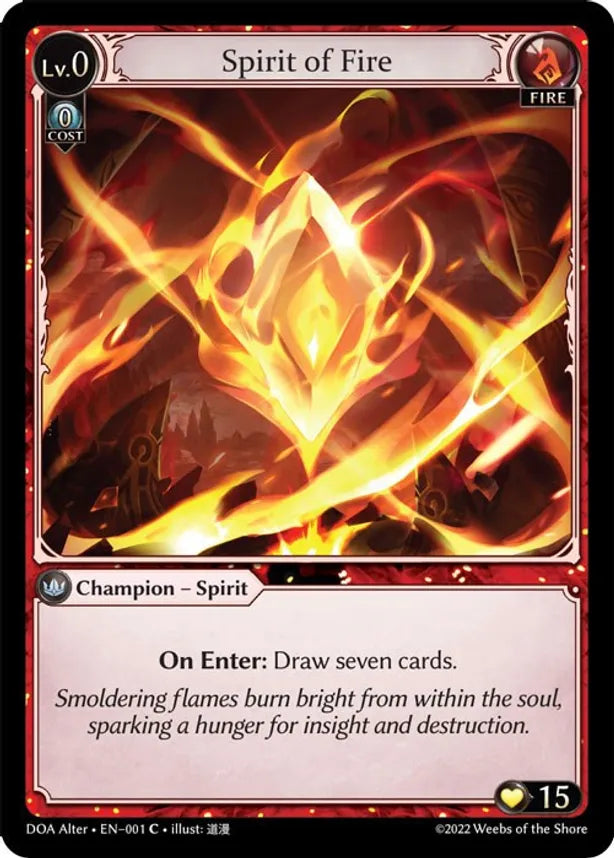 Spirit of Fire [C] - Dawn of Ashes Alter Edition