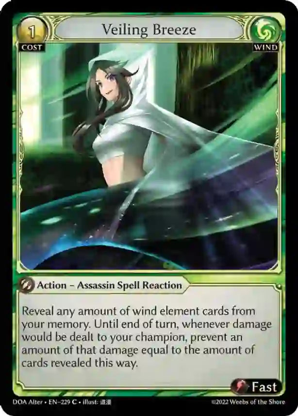 Veiling Breeze [C] - Dawn of Ashes Alter Edition