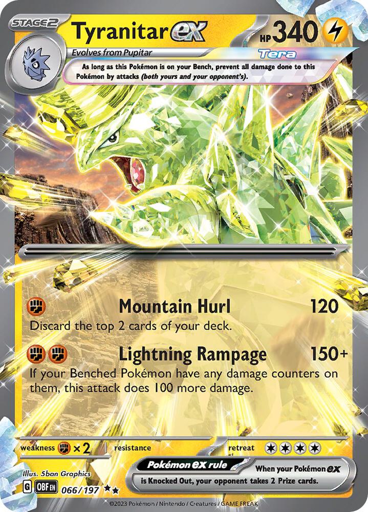 Tyranitar ex [066/197] - SV03: Obsidian Flames