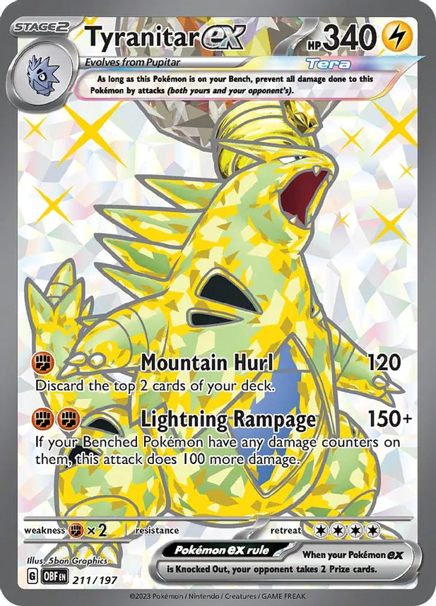 Tyranitar ex [211/197] - SV03: Obsidian Flames