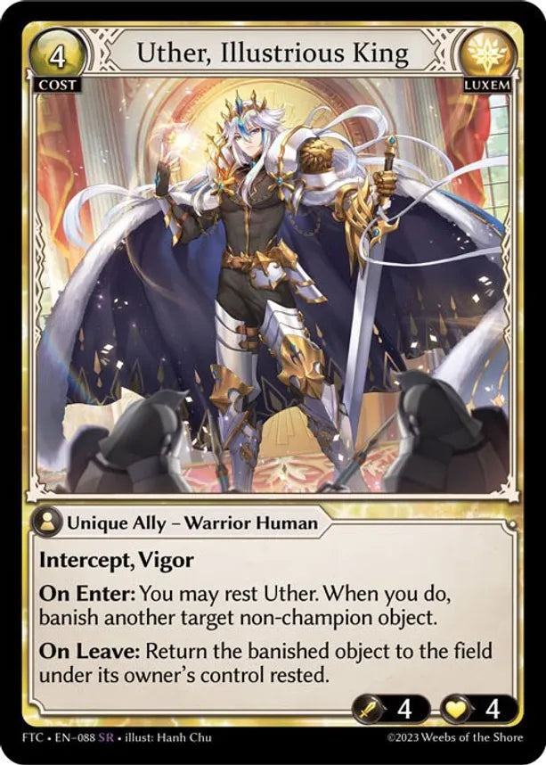 Uther, Illustrious King [SR] - Fractured Crown