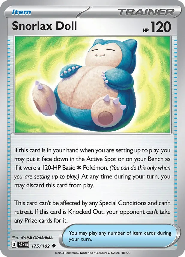 Snorlax Doll [175/182] SV04: Paradox Rift