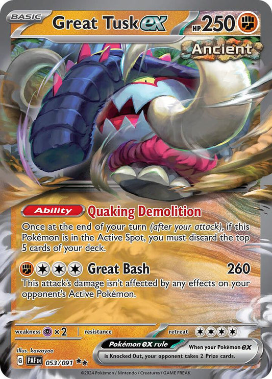 Great Tusk ex [053/091 ] - SV: Paldean Fates