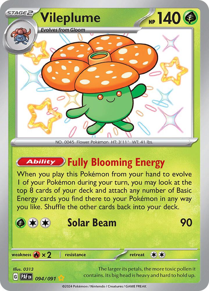 Vileplume [094/091] - SV: Paldean Fates