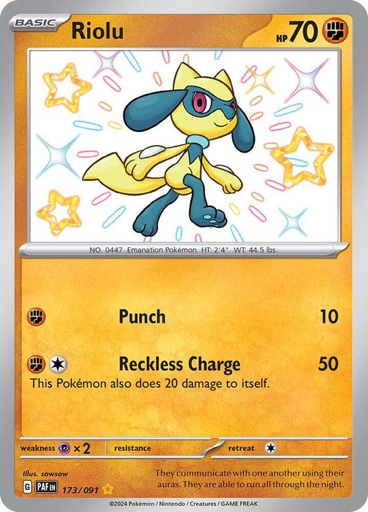 Riolu [173/091] - SV: Paldean Fates