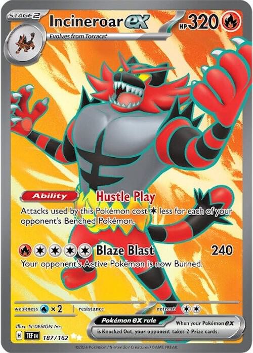 Incineroar ex [187/162] - SV05: Temporal Forces