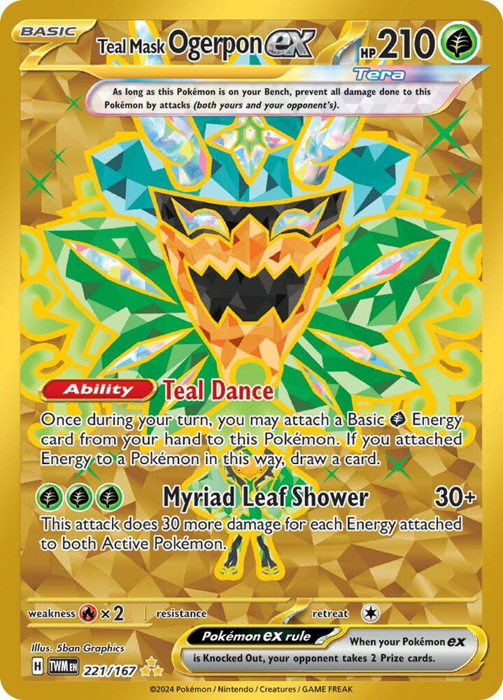 Teal Mask Ogerpon ex [221/167] - SV06: Twilight Masquerade