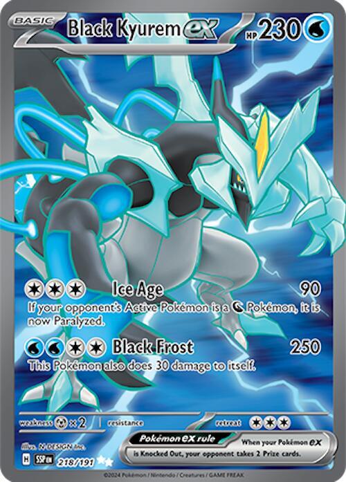 Black Kyurem ex [218/191] - SV08: Surging Sparks