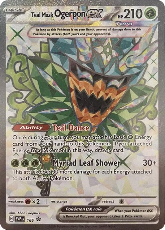 Teal Mask Ogerpon ex [166] - SV: Scarlet & Violet Promo Cards