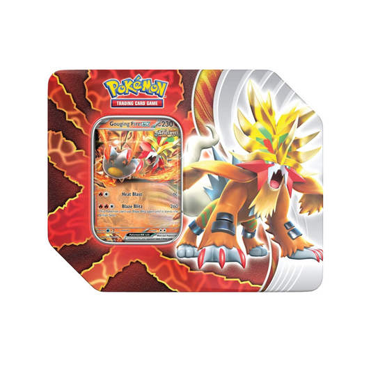 Pokémon Paradox Destinies Tin - Gouging Fire [PREORDER]