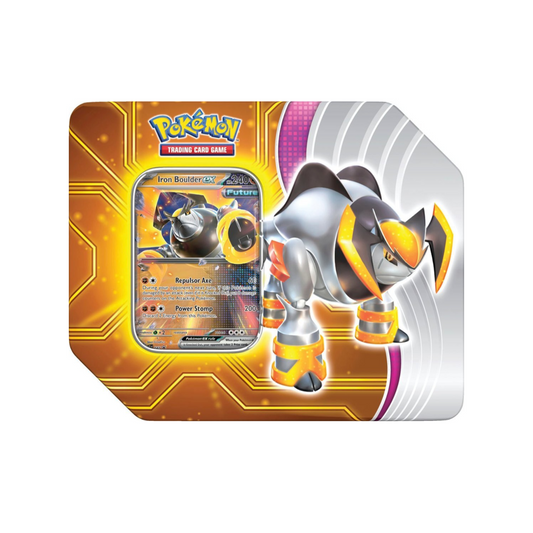 Pokémon Paradox Destinies Tin - Iron Boulder [PREORDER]