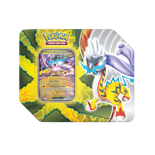 Pokémon Paradox Destinies Tin - Raging Bolt  [PREORDER]