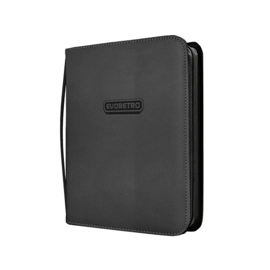 EVORETRO - Top Loader Binder 3x3 [216 Cards] - BLACK