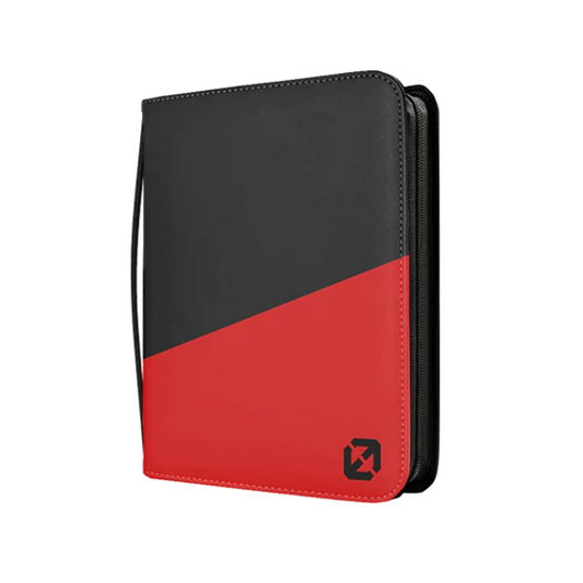 EVORETRO - Top Loader Binder 3x3 [216 Cards] - BLACK | RED