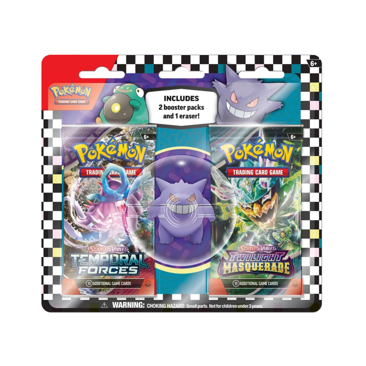 Pokémon Back to School Eraser Blister 2024 - Gengar