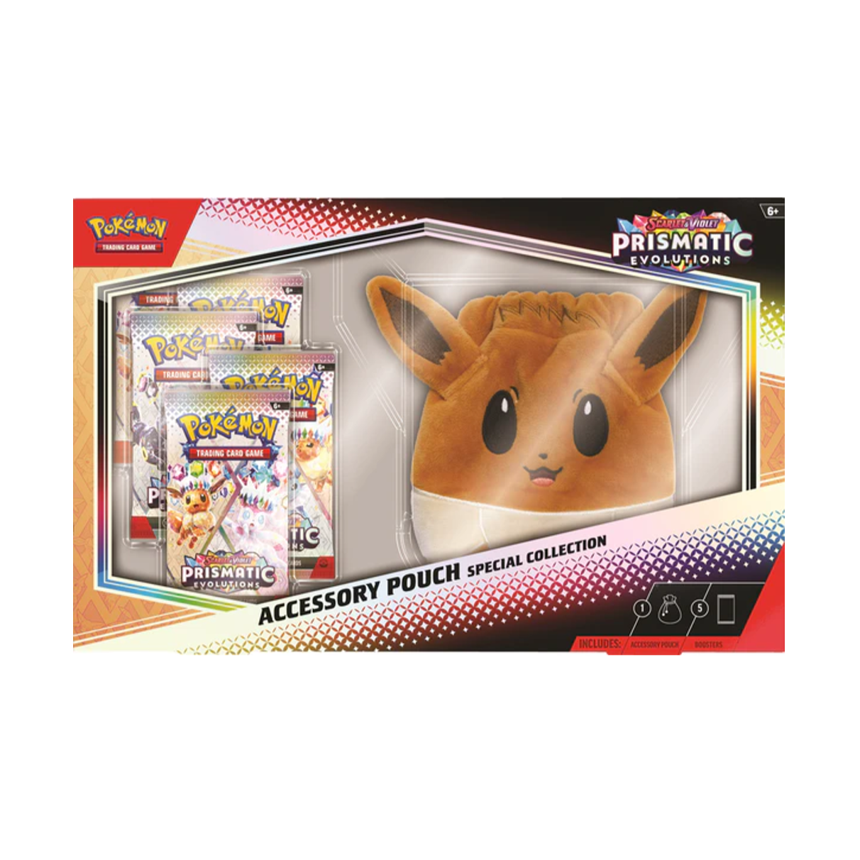 Pokemon SV8.5 Prismatic Evolutions Special Collection Accessory Pouch