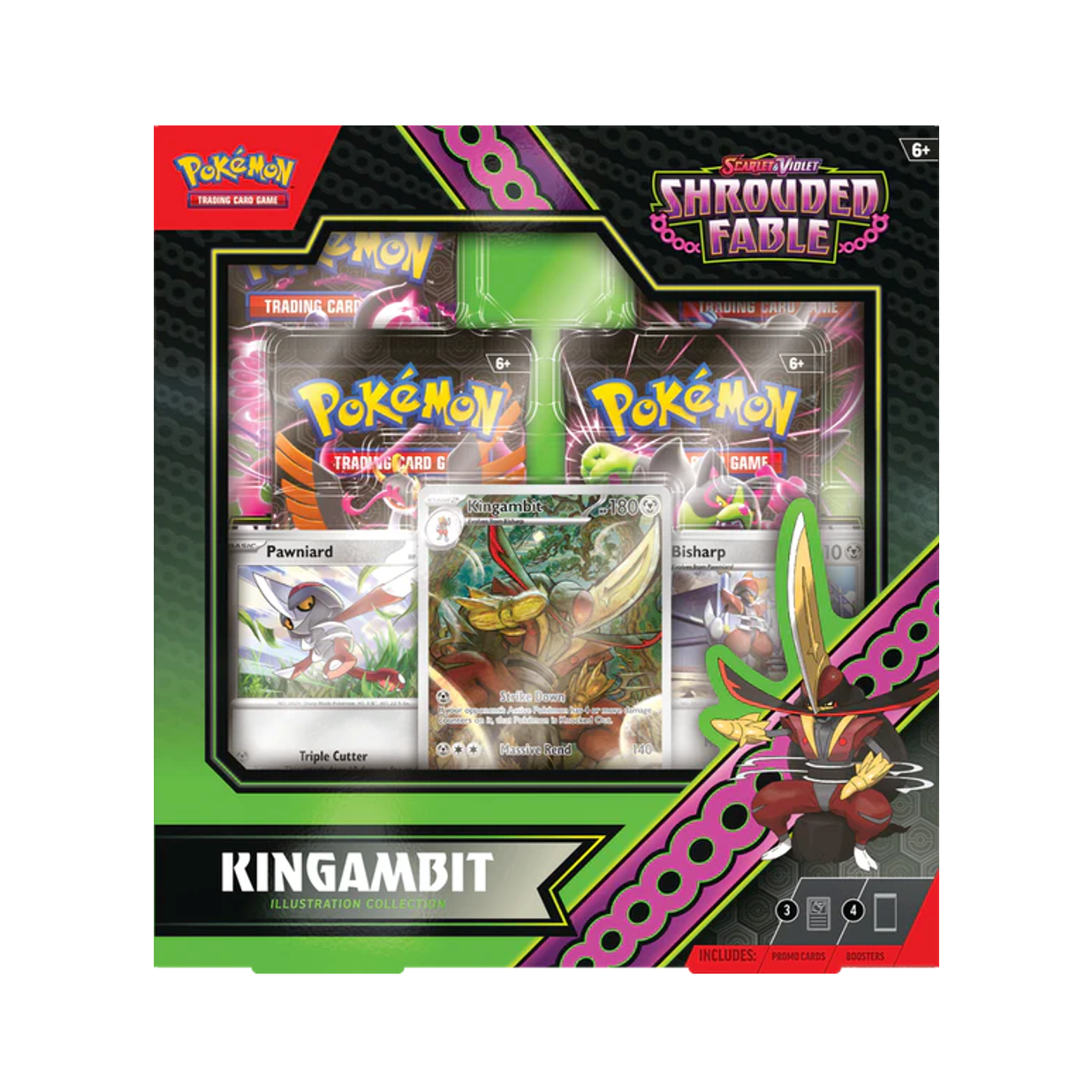 Pokemon SV6.5 Shrouded Fable - Kingambit Illustration Collection Box