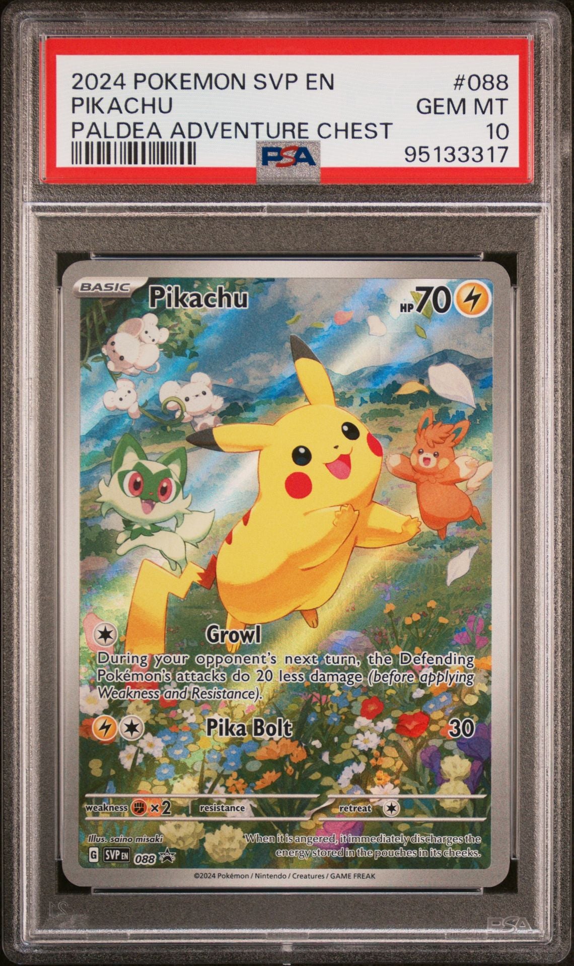 Pikachu [SVP 088]  PSA 10 [95133317]