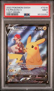 Pikachu V [TG16/TG30] - PSA 9 [95133352]