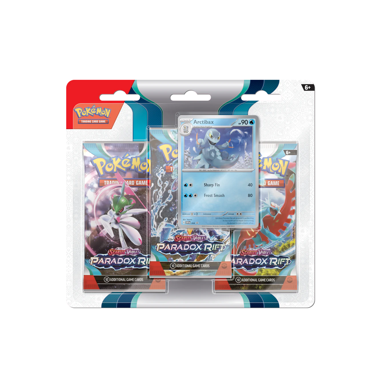 Pokemon SV4 Paradox Rift 3 Pack Blister - Artibax