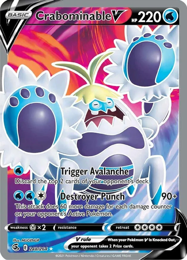 SWSH08: Fusion Strike - Crabominable V - Full Art