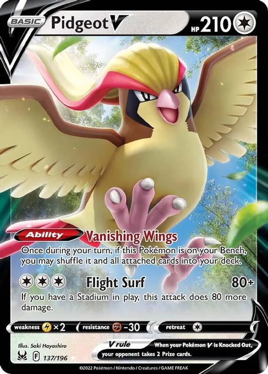 Pidgeot V [137/196] SWSH11: Lost Origin